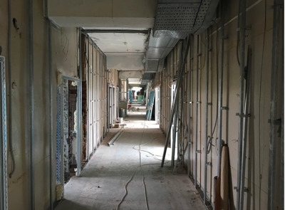 В отделении гинекологии Городской больницы № 1 Нижнего Тагила идет капитальный ремонт