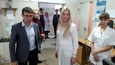 Заместитель министра здравоохранения Свердловской области Олег Рейтблат посетил Качканарскую ЦГБ